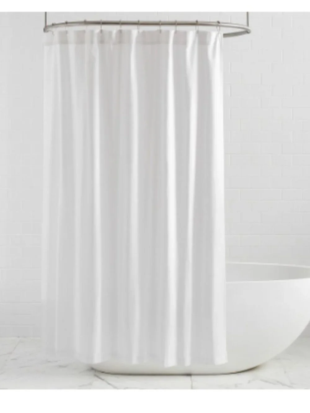 Pottery Barn Retreat Essentials Shower Curtain 72 x 72 inches EUC
